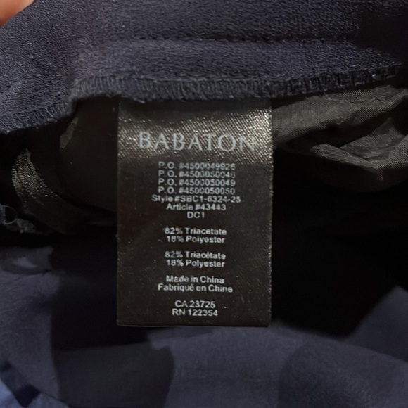 Aritzia Babaton Cohen Navy pants - Picture 4 of 12